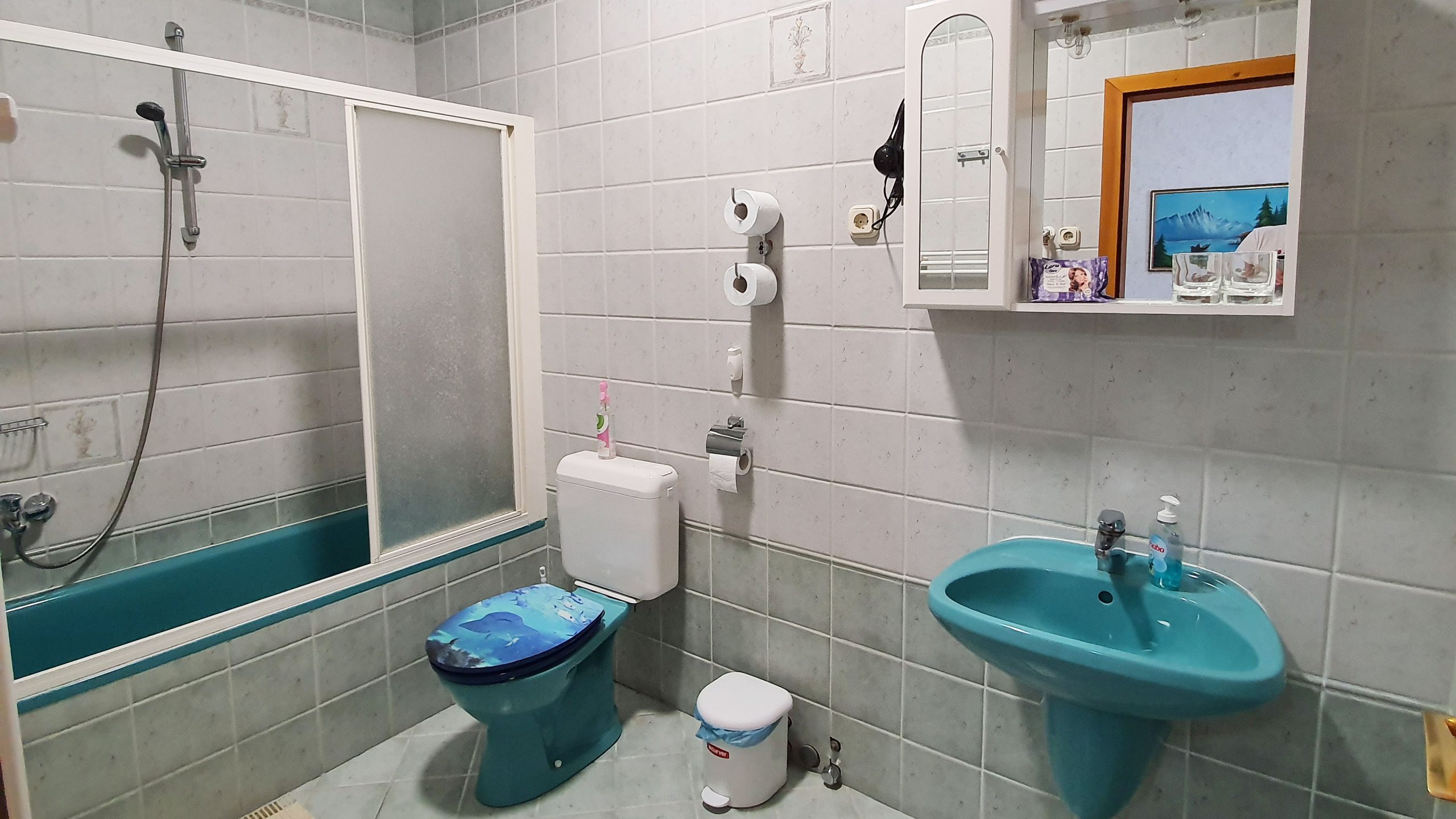 családi apartman fürdőszoba
